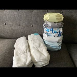 RESERVED Charlie Banana cloth diapers and inserts